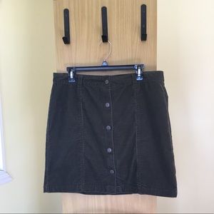 NWOT G.H Bass Corduroy Skirt